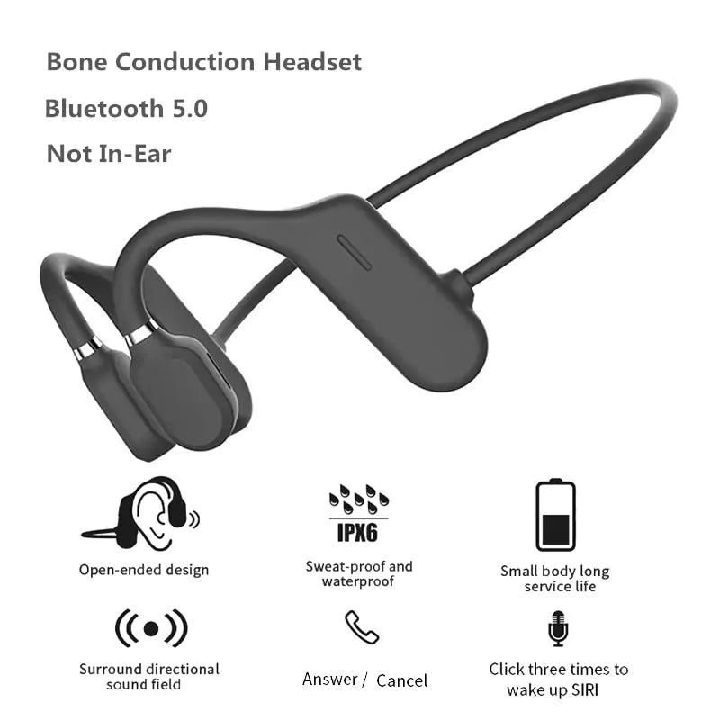 Bone Conduction Headphones Bluetooth