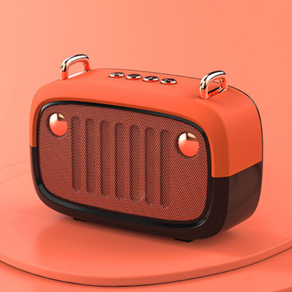 Retro Look FM Radio And Bluetooth Speaker