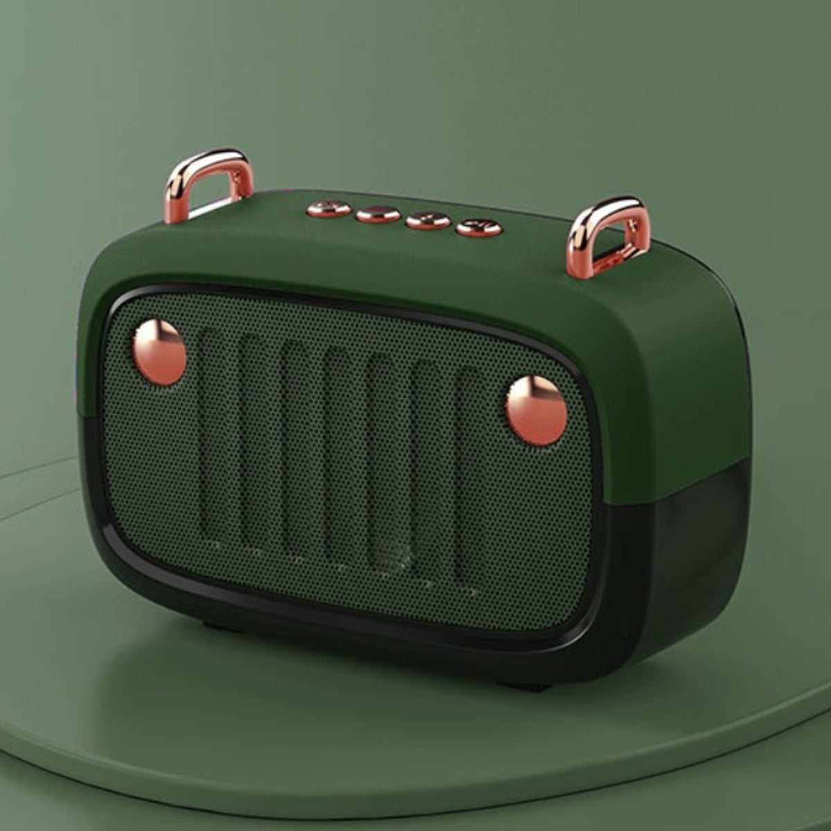 Retro Look FM Radio And Bluetooth Speaker