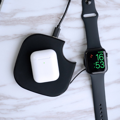 Teamwork 2 In 1 Wireless Phone And Apple Watch Charger