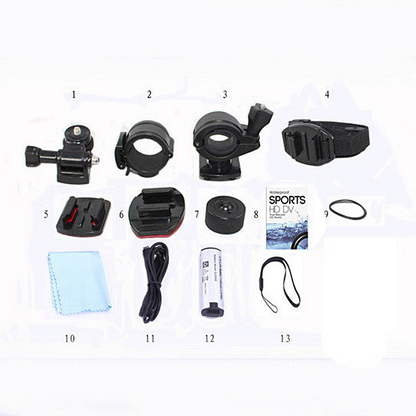 Helmet Mount Action Camera Full HD 1080P Video