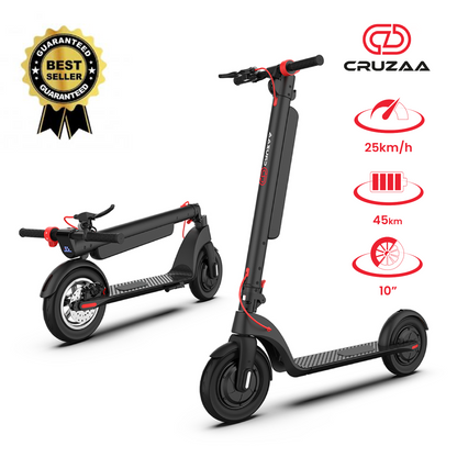 The Official Cruzaa Commuta E-Scooter 45km Range - 25kmh Top Speed - ships from Germany