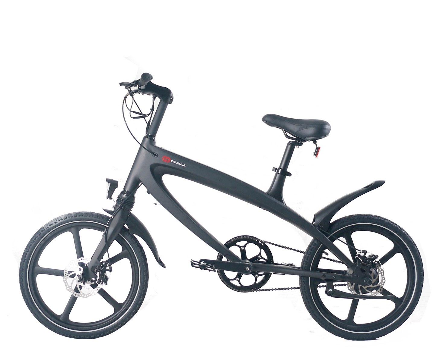 Official Carbon Black E-Bike with Built-in Speakers & Bluetooth (Range up to 60km)