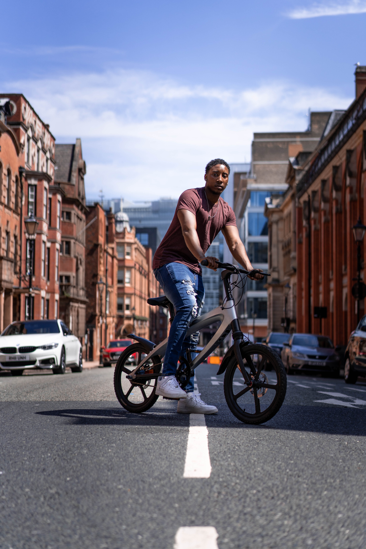 The Official Gun Metal Grey E-Bike with Built-in Speakers & Bluetooth (Range up to 60km)