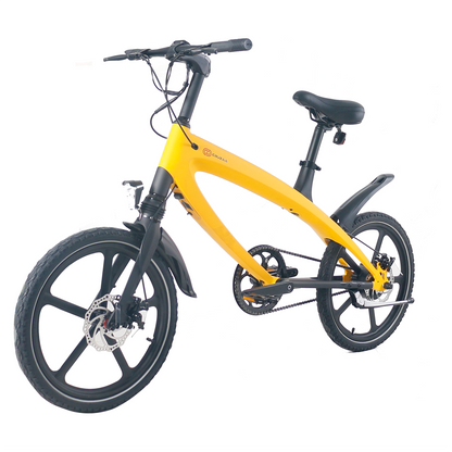 The Official Solar Beam Yellow E-Bike with Built-in Speakers & Bluetooth (Range up to 60km)