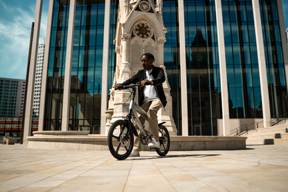 The Official Solar Beam Yellow E-Bike with Built-in Speakers & Bluetooth (Range up to 60km)