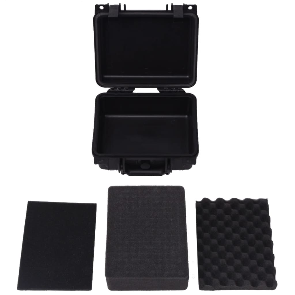 vidaXL Protective Equipment Case 10.6"x9.7"x4.9" Black