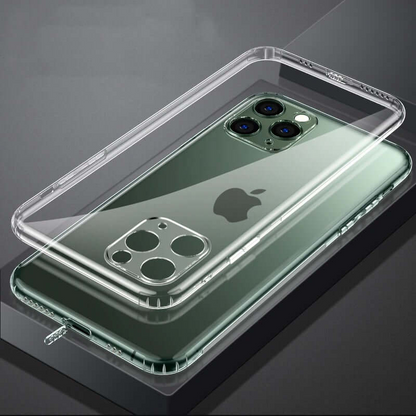 Soft TPU Clear Case with Dust Plug - For iPhone 13 Pro