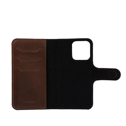 iPhone 14 series Leather MagSafe Folio Case Wallet with Grip