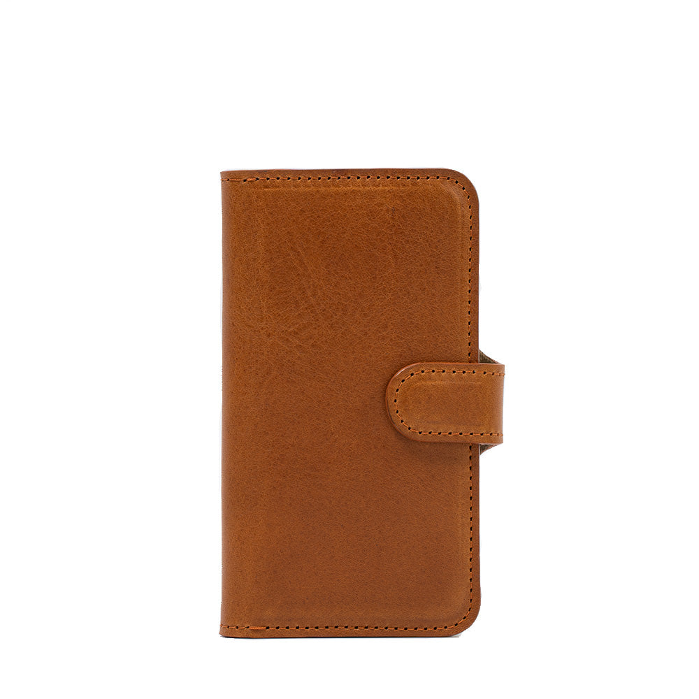 iPhone 14 series Leather MagSafe Folio Case Wallet with Grip