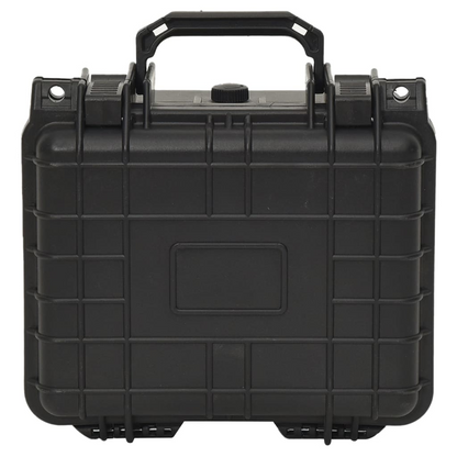 vidaXL Portable Flight Case Black 10.6"x9.8"x7.1" PP