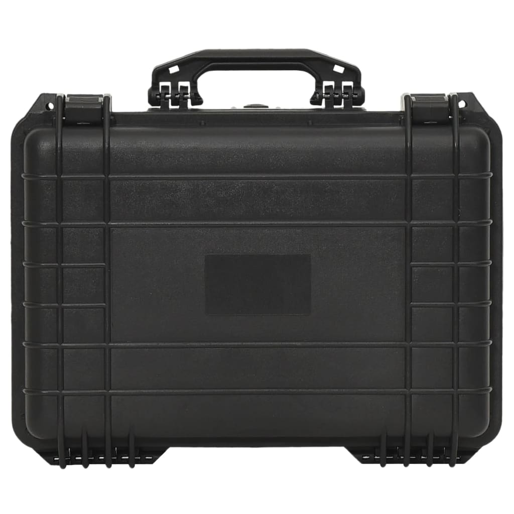 vidaXL Portable Flight Case Black 18.5"x14.2"x7.1" PP