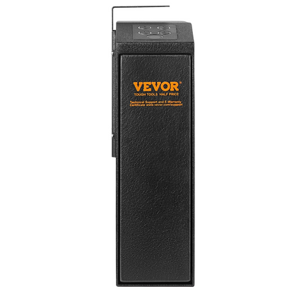 VEVOR Mounted Gun Safe for Pistols, Biometric Gun Safe with Three Quick Access Ways of Fingerprints, Passwords and Keys, Handgun Safe for 1 Pistol for Home, Bedside, Nightstand, Wall