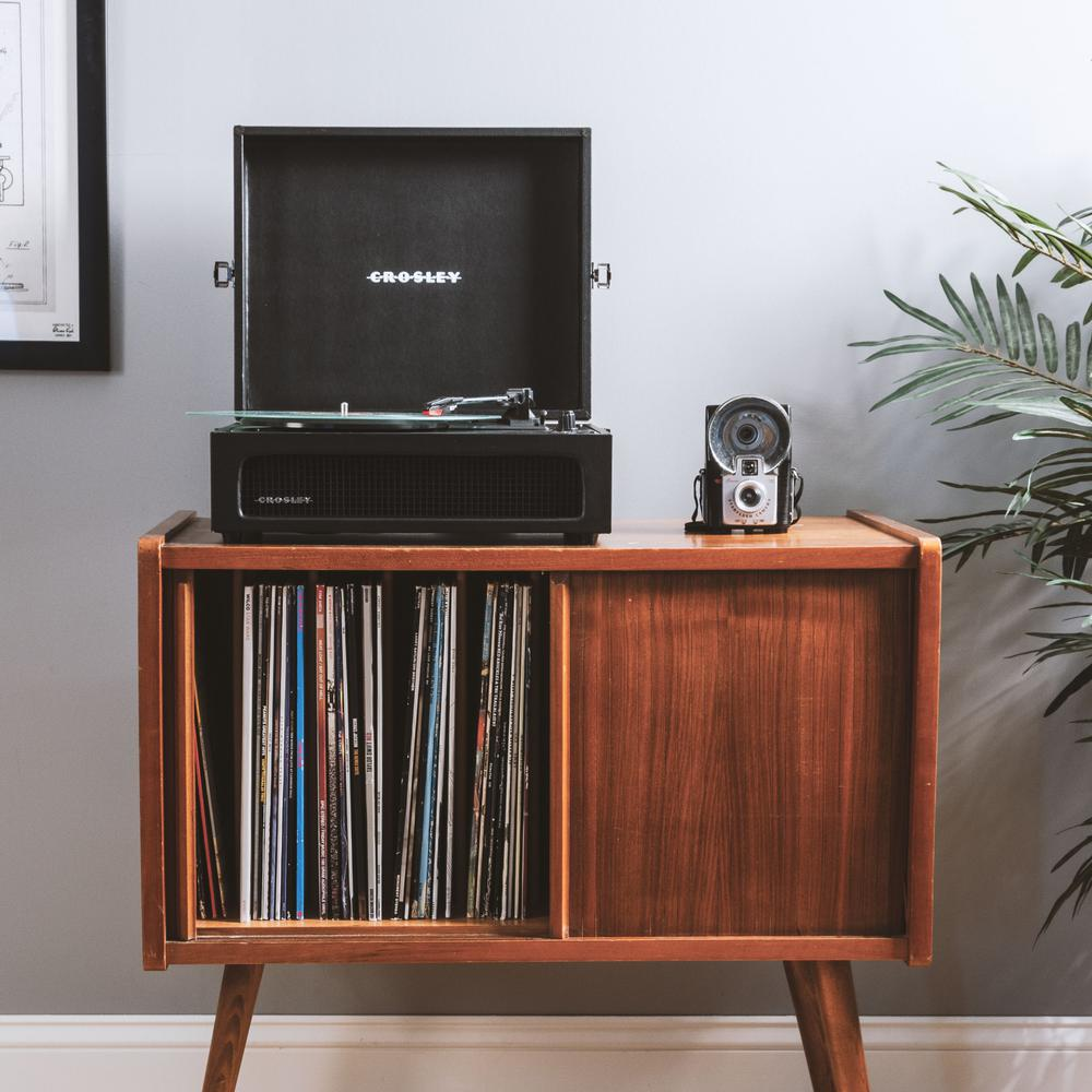 Voyager Record Player In Black