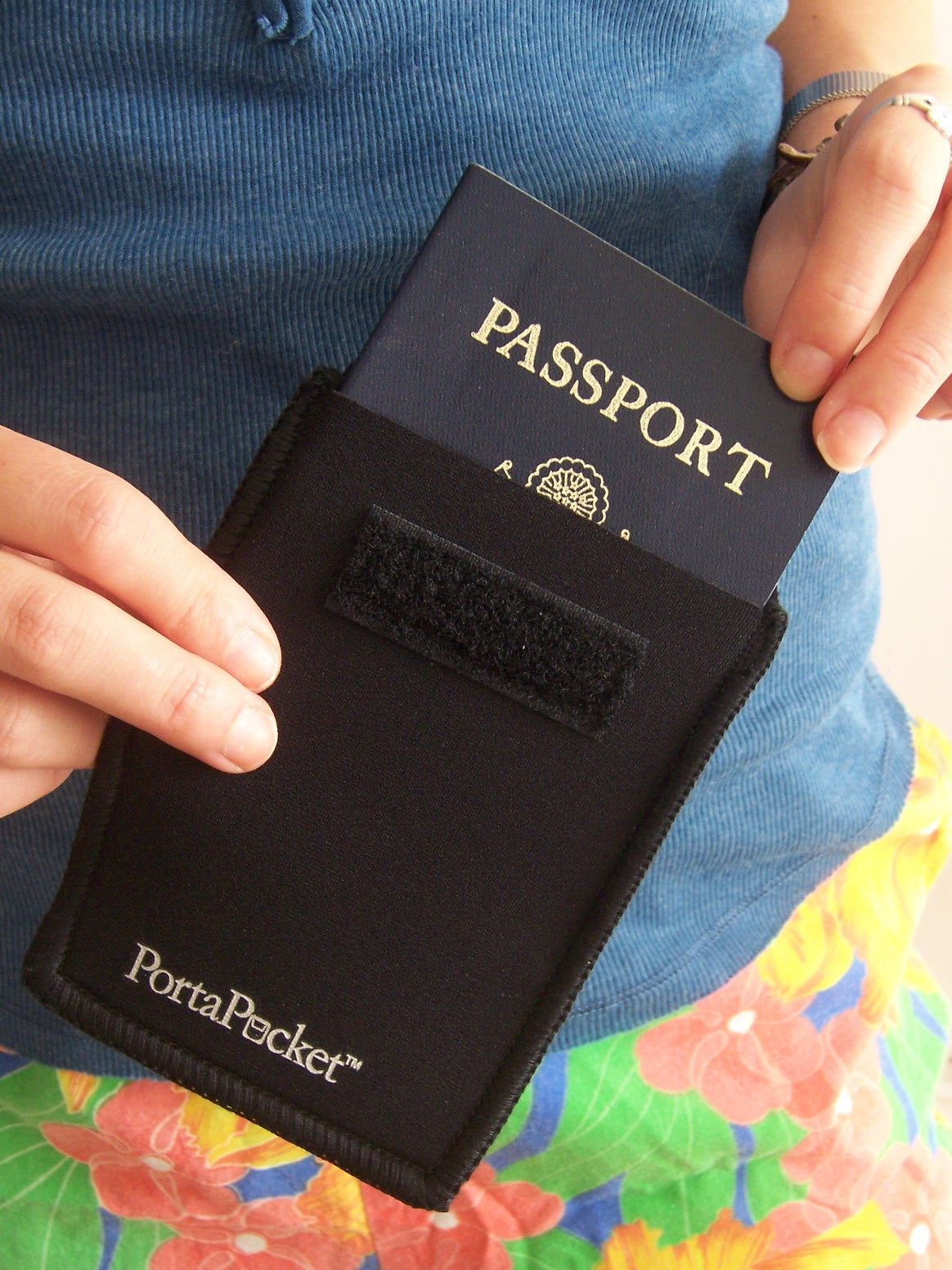 PortaPocket Accessory Pockets ~ fits passports and small cellphones