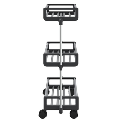 Storage Trolley 23.2"x7.9"x29.5" Aluminum