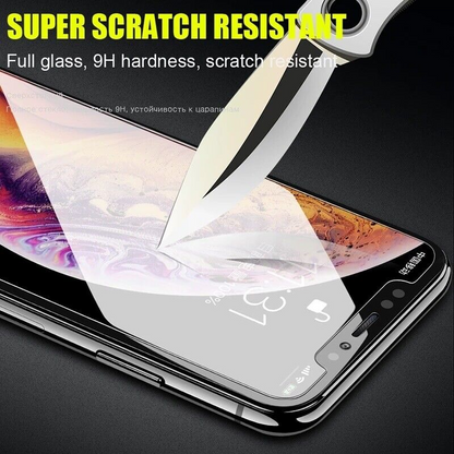 3 Pack Screen Protector For iPhone X XS Max 11 Pro Tempered Glass HD Film Cover