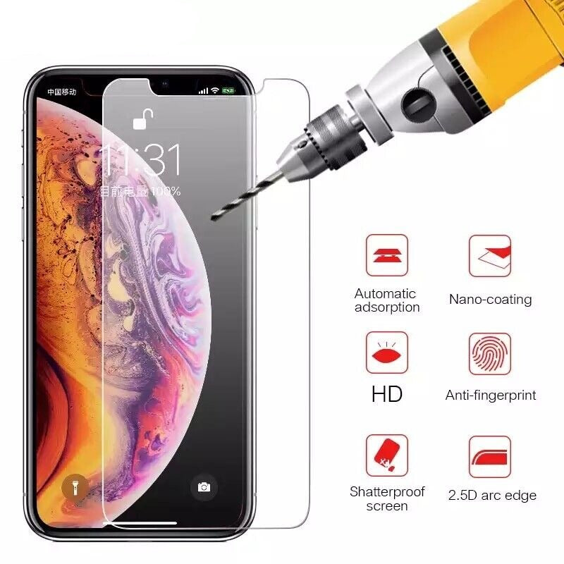 3Pcs Screen Protector Tempered Glass For iPhone XS Max Anti-Scratch Bubble Free