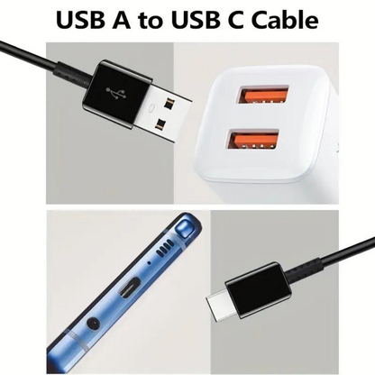 2x 6FT Usb-C Charging Data Cable