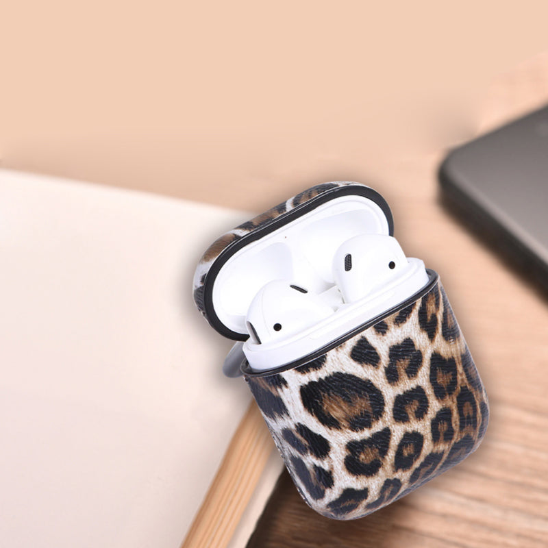 Habitat Air Pod Protective Cover Case In Leopard Print