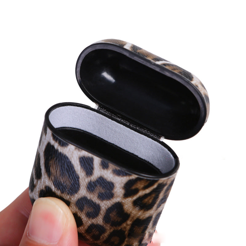 Habitat Air Pod Protective Cover Case In Leopard Print