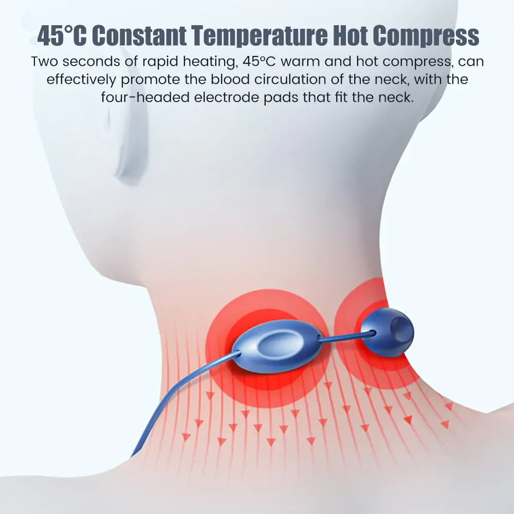 Neck Massager Pulse 3d Heating