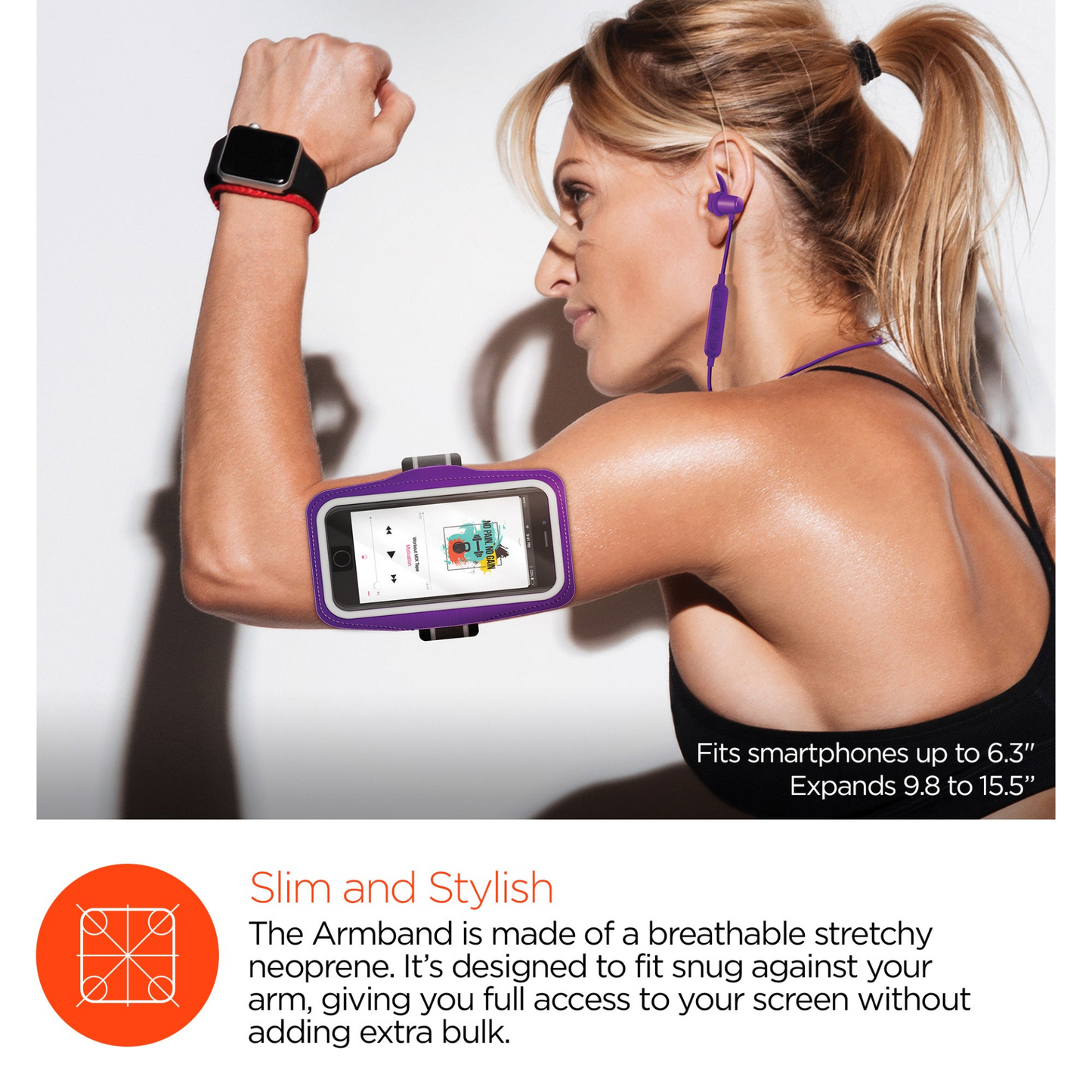 HyperGear ActiveGear Wireless Earphones + Sports Armband