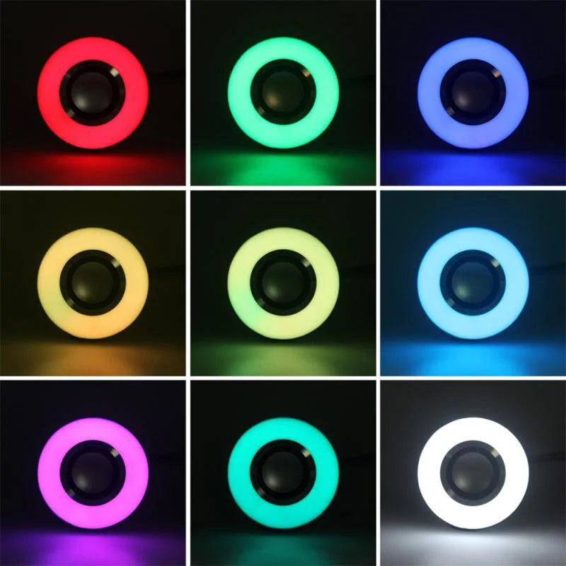 LED Bulb RGB Light Wireless Bluetooth Audio Speaker