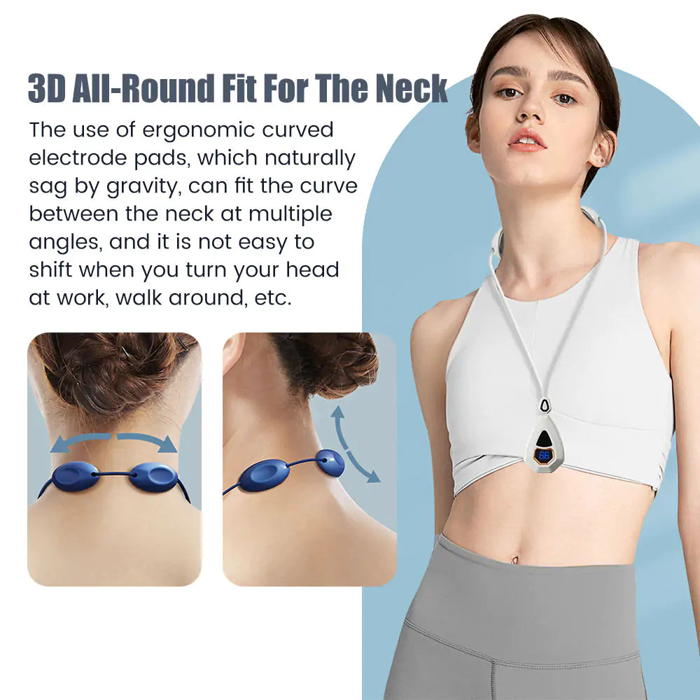 Neck Massager Pulse 3d Heating