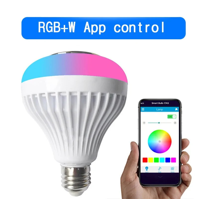 LED Bulb RGB Light Wireless Bluetooth Audio Speaker