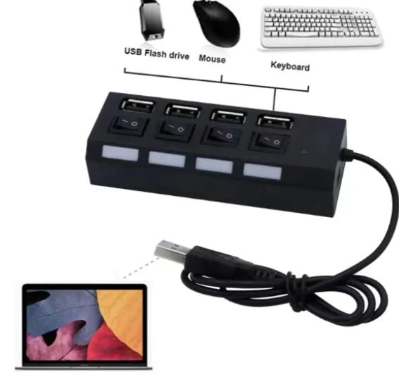 4 Slot USB Hub 2.0