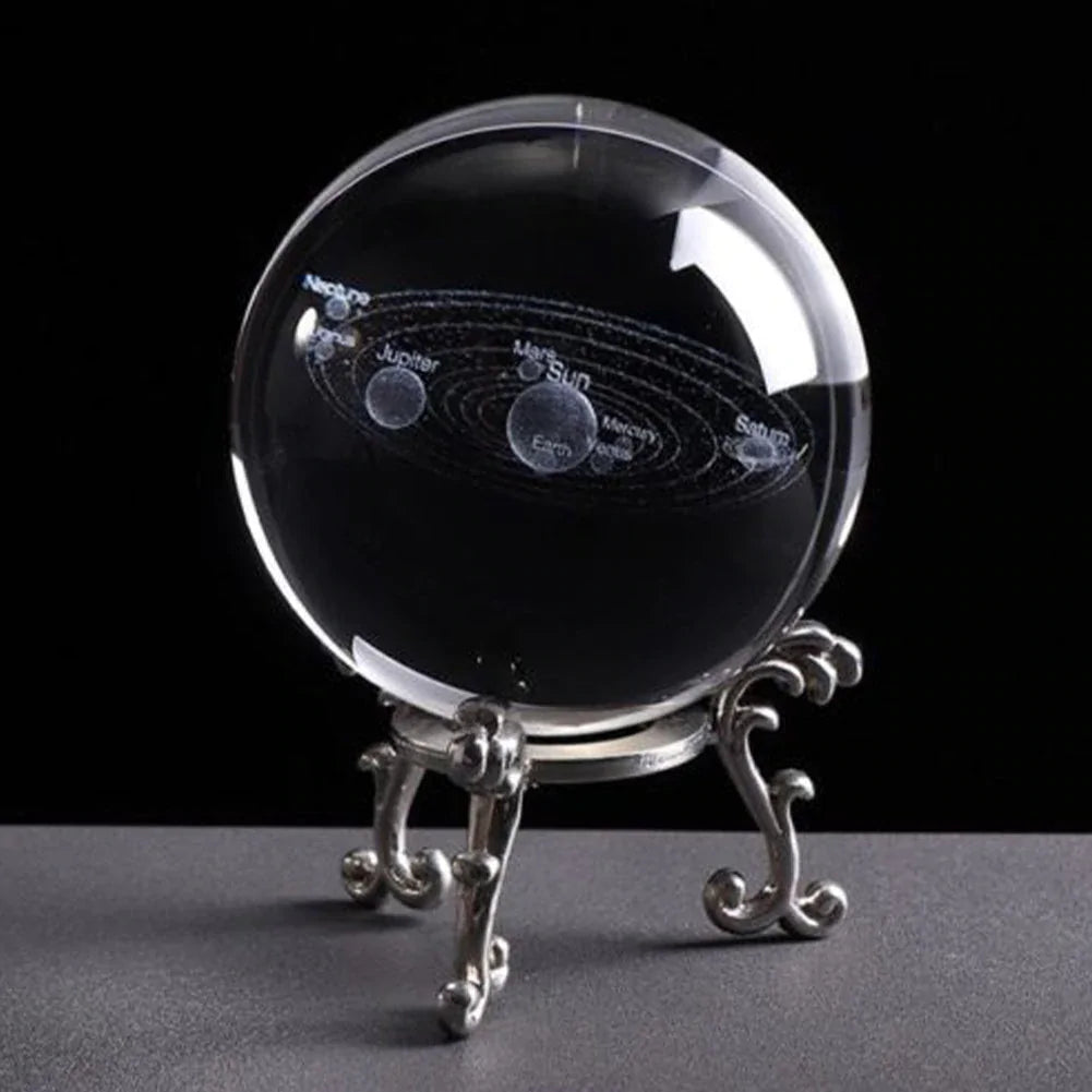 3D Solar System Crystal Sphere