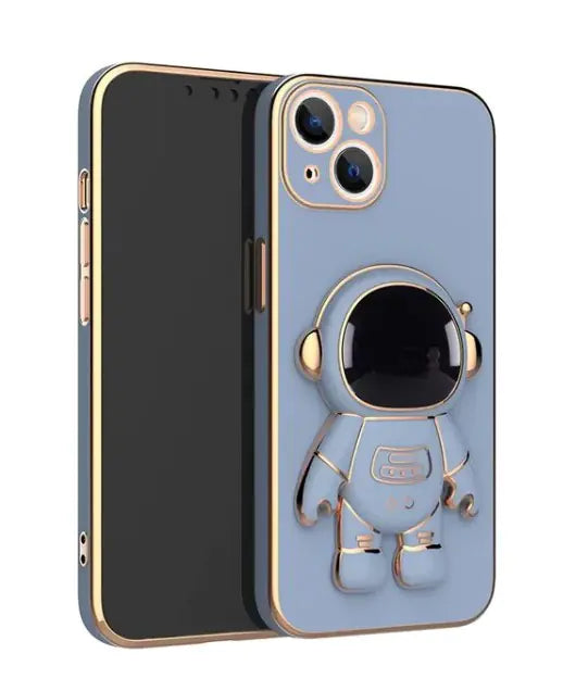 3D Astronaut Folding Stand Phone Case